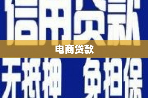 辛集电商贷款