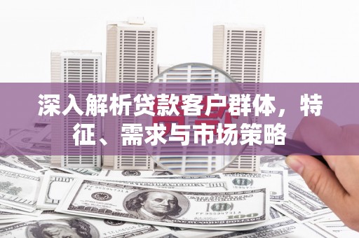 辛集深入解析贷款客户群体，特征、需求与市场策略