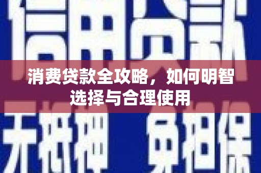 辛集消费贷款全攻略，如何明智选择与合理使用