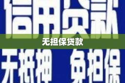 辛集无担保贷款