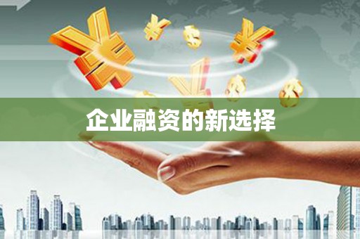 辛集企业融资的新选择