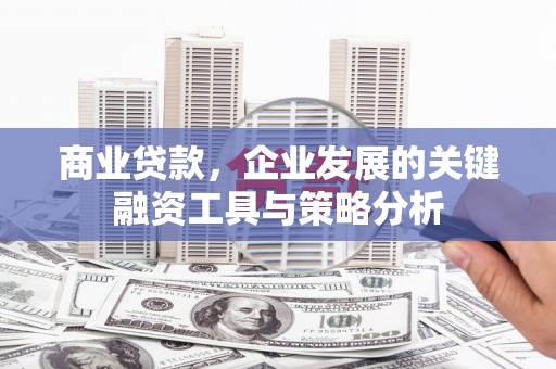 辛集商业贷款，企业发展的关键融资工具与策略分析