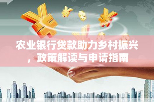 辛集农业银行贷款助力乡村振兴，政策解读与申请指南