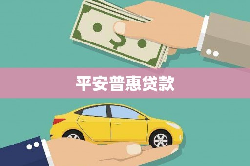 辛集平安普惠贷款