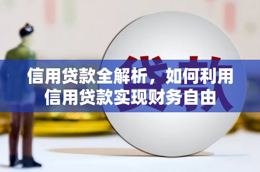 辛集信用贷款全解析，如何利用信用贷款实现财务自由